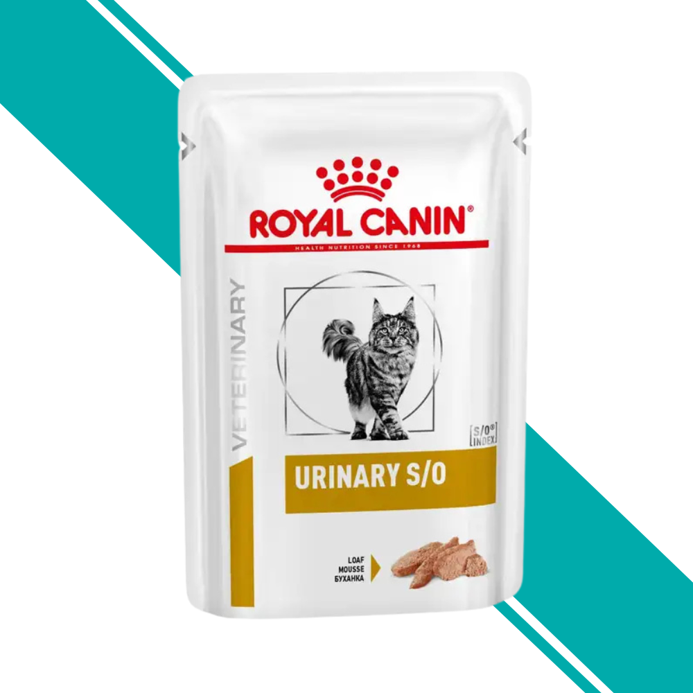 Royal Canin Veterinary Diet Urinary S/O Cat Food in Loaf 48x85g Pouches